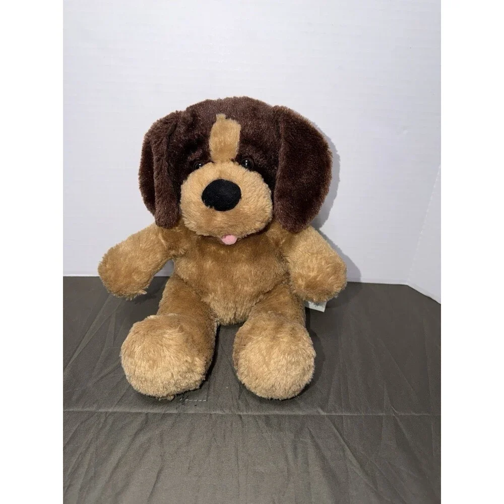 EUC Build A Bear Plush Lot Puppy Dog & Colorful Sloth Stuffed Animal Bundle BAB